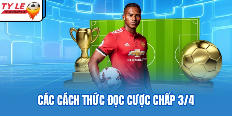 Các cách thức đọc cược chấp 3/4