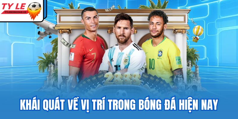 Khái quát về vị trí trong bóng đá hiện nay